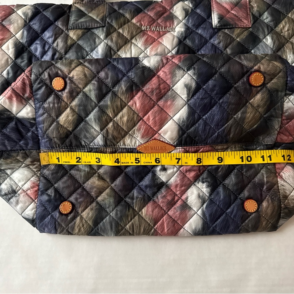 MZ Wallace Medium Fur Printed Metro Tote Deluxe Bag - Picture 6 of 16